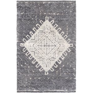 padma pam-2301 9' x 12' rectangle area rug in teal/charcoal/seafoam/beige
