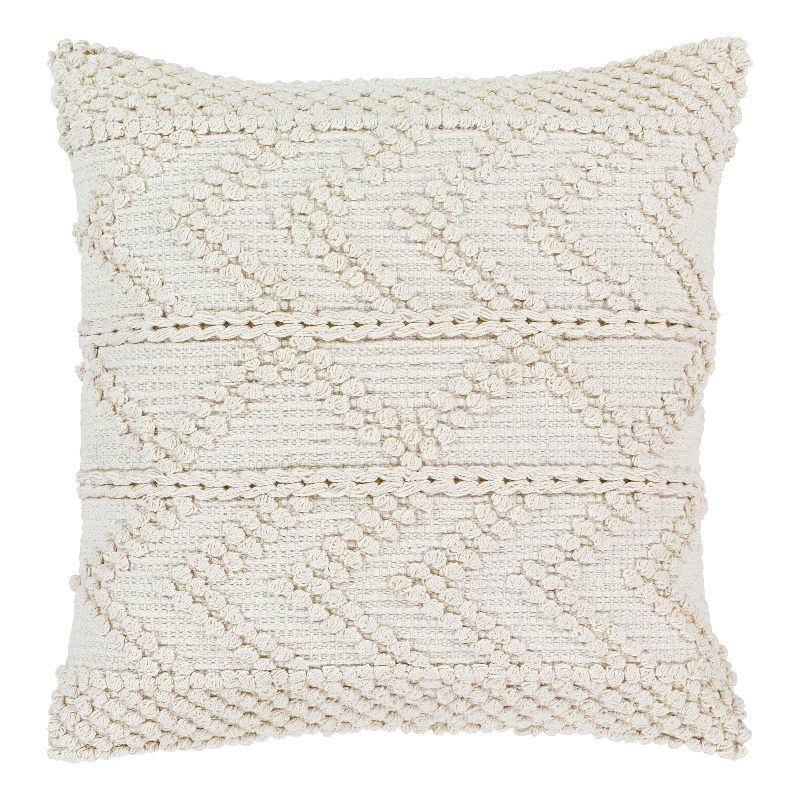 Rustic Cotton Square Pillow