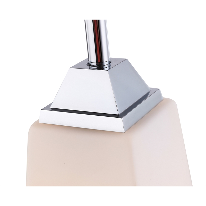Woodbridge Lighting Berkley 1 Light Steel/Glass Mini Pendant in Chrome