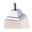 Woodbridge Lighting Berkley 1 Light Steel/Glass Mini Pendant in Chrome