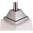 Woodbridge Lighting Berkley 1 Light Steel/Glass Mini Pendant in Satin Nickel