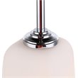Woodbridge Lighting Blaire 1 Light Steel/Glass Mini Pendant in Chrome