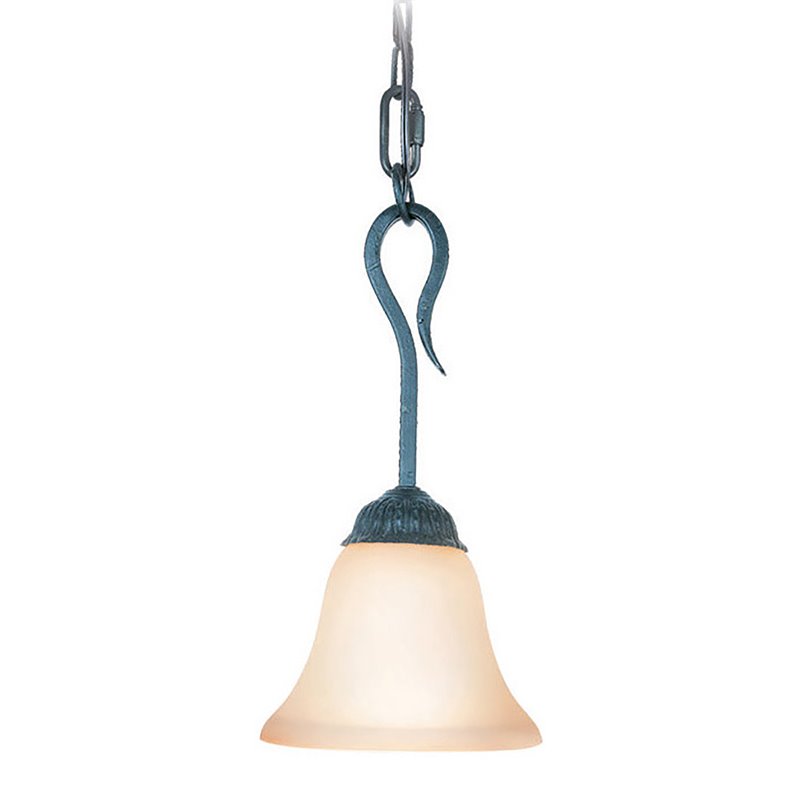 Woodbridge Lighting Jamestown 1 Light Steel Metal Mini Pendant in Textured Black