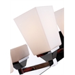 Woodbridge Lighting Berkley 3-Light Steel and Glass Bath Light in Chrome