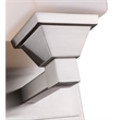 Woodbridge Lighting Berkley 1 Light Steel/Glass Bath/Wall Light in Satin Nickel