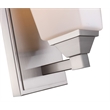 Woodbridge Lighting Berkley 1 Light Steel/Glass Bath/Wall Light in Satin Nickel