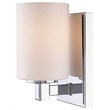 Woodbridge Lighting Salina 1 Light Steel Bath/Wall Sconce in Chrome