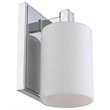 Woodbridge Lighting Salina 1 Light Steel Bath/Wall Sconce in Chrome