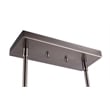 Woodbridge Lighting Drake 5-Light ST64 Linear Pendant in Antique Nickel/Black