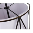 Woodbridge Lighting Regan 5-Light Steel and Fabric Foyer in Bronze