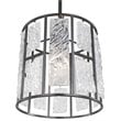 Woodbridge Lighting Jasmine Steel and Glass Mini Pendant