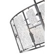 Woodbridge Lighting Jasmine 5-Light Steel and Glass Dining Pendant in Bronze