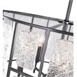 Woodbridge Lighting Jasmine 5-Light Steel and Glass Dining Pendant in Bronze