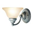 Woodbridge Lighting Anson 1 Light Steel/Glass Wall Sconce in Graystone