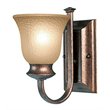 Woodbridge Lighting Dresden 1 Light Steel Wall Sconce in Marbled Bronze