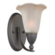 Woodbridge Lighting Kingston 1 Light Wall Sconce/Bath Light in Metallic Bronze