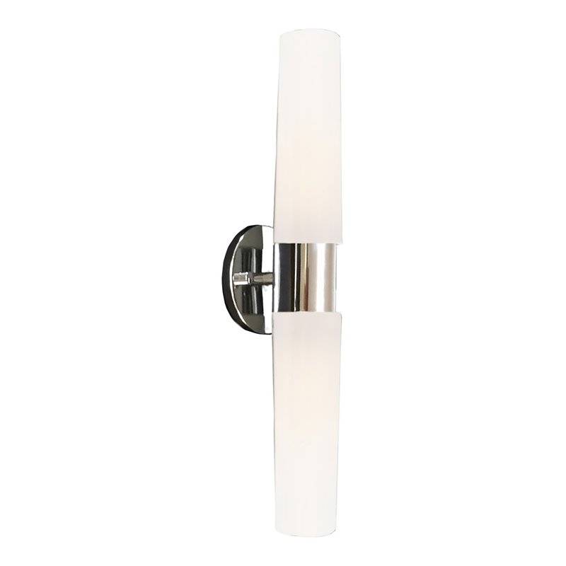 Woodbridge Lighting Ellis LED Steel/Acrylic Wall Light in Satin Nickel