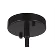 Woodbridge Lighting Regan 1-light Steel & Glass Mini Pendant in Bronze