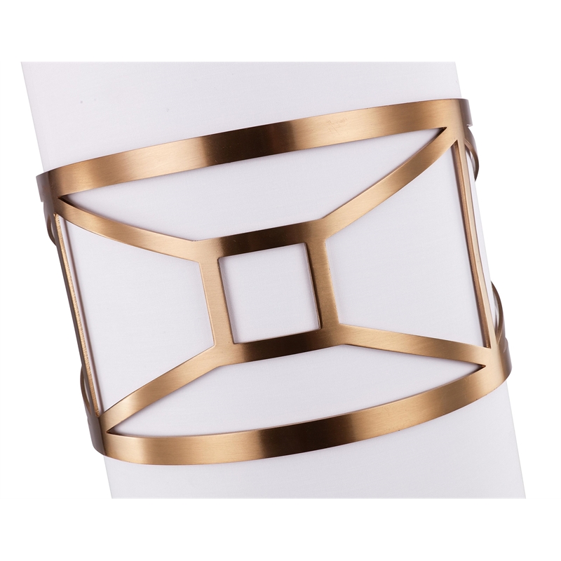 Woodbridge Lighting Regan 1-light Steel & Glass Mini Pendant in Vintage Brass