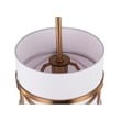 Woodbridge Lighting Regan 1-light Steel & Glass Mini Pendant in Vintage Brass