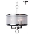 Woodbridge Lighting Jamison 3-light Metal Pendant Chandelier in Antique Nickel