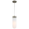 Woodbridge Lighting Tanner 1-light Metal LED Cluster Pendant in Brass/Opal