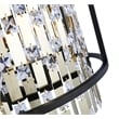Woodbridge Lighting Cascade 5-light Steel & Glass Drum Pendant in Bronze