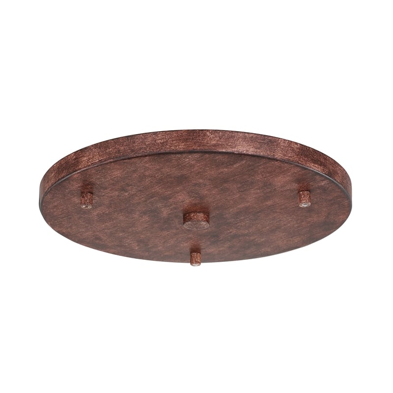 Woodbridge Lighting Alicia 3-light Glass Pendant Cluster in Walnut/Opal Led