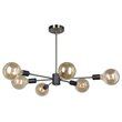 Woodbridge Lighting Ethan 6-light Metal Convertible Pendant in Bronze/Brass