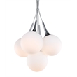Woodbridge Lighting Copenhagen 5-light Steel Metal Chandelier in Textured Coffee