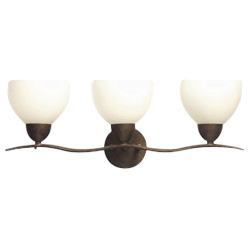 Woodbridge Lighting Hampton Ridge 3-light Steel & Glass Bath Bar in Bronze