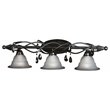 Woodbridge Lighting Avigneau 3-light Steel Metal Bathroom Light in Black