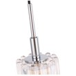 Woodbridge Lighting Candice 3-light Glass Cluster Pendant in Nickel