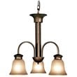 Woodbridge Lighting Dresden 3-light Steel Metal Chandelier in Bronze