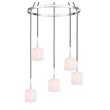 Woodbridge Lighting Langston 5-Light Metal Chandelier in Chrome