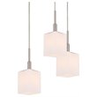 Woodbridge Lighting Langston 5-Light Metal Chandelier in Satin Nickel