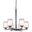Woodbridge Lighting Cosmo 6-Light Contemporary Metal Chandelier in Bronze