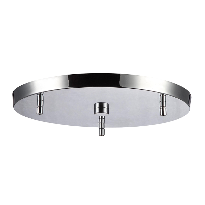 Woodbridge Lighting Berkeley 3-Light Metal Chandelier in Black Walnut and Nickel