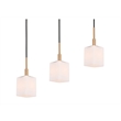 Woodbridge Lighting Langston Metal Linear Pendant in Brass/Bronze