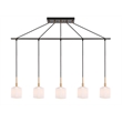 Woodbridge Lighting Langston Metal Linear Pendant in Brass/Bronze
