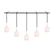 Woodbridge Lighting Langston Metal Linear Pendant in Chrome/Bronze