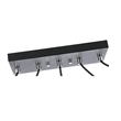 Woodbridge Lighting Langston Metal Linear Pendant in Chrome/Bronze