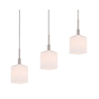 Woodbridge Lighting Langston Metal Linear Pendant in Satin Nickel