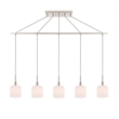 Woodbridge Lighting Langston Metal Linear Pendant in Satin Nickel