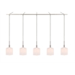 Woodbridge Lighting Langston Metal Linear Pendant in Satin Nickel