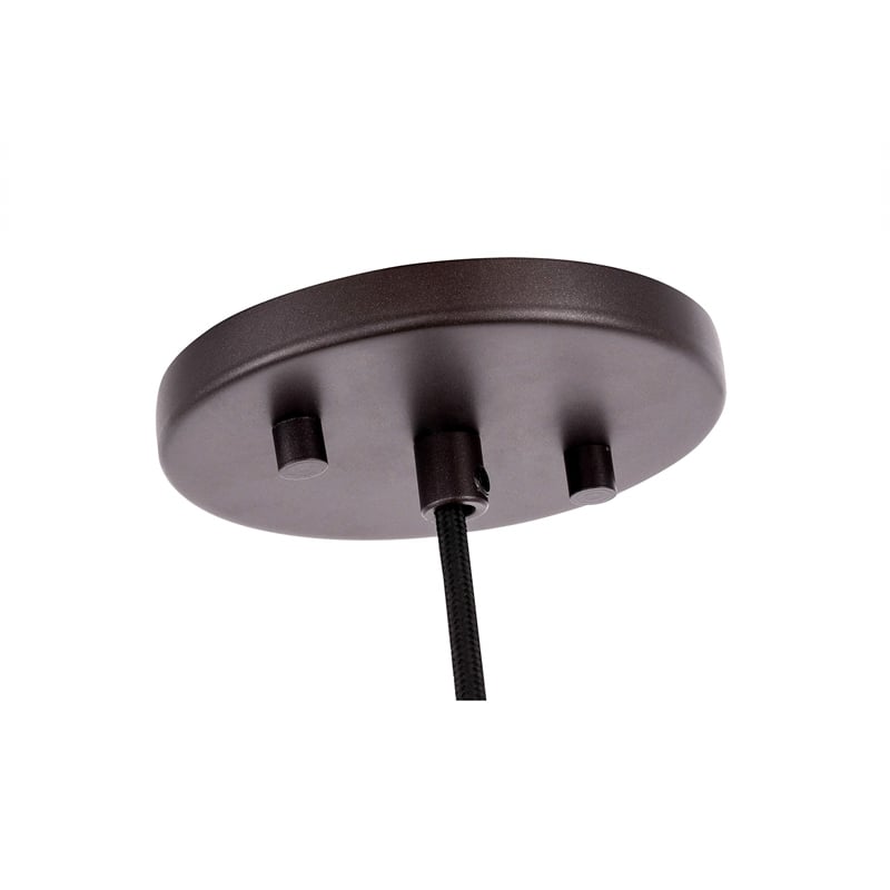 Woodbridge Lighting Candice Swizzle Stick Cylinder Metal Mini-Pendant in Bronze