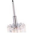 Woodbridge Lighting Candice Swizzle Stick Cylinder Metal Mini-Pendant in Chrome