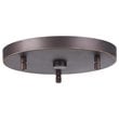 Woodbridge Lighting Candice 3-Light Glass Cluster Pendant in Nickel