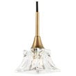 Woodbridge Lighting Christina Transitional Metal Pendants in Brass