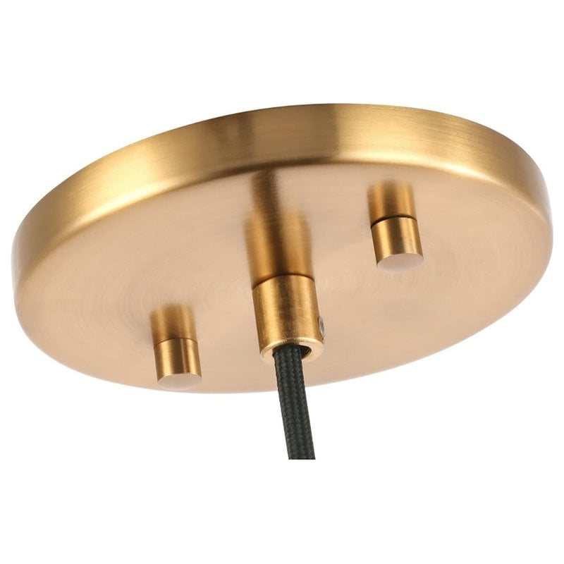 Woodbridge Lighting Christina Transitional Metal Pendants in Brass